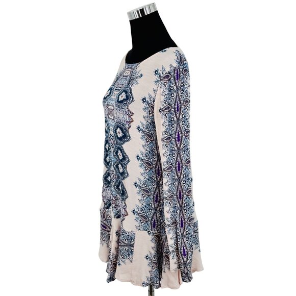 NWOT Free People White Strappy Back Tunic Dress S | Boho Coastal Cowgirl Bridal - Picture 10 of 16